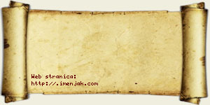 Avram Starčević vizit kartica